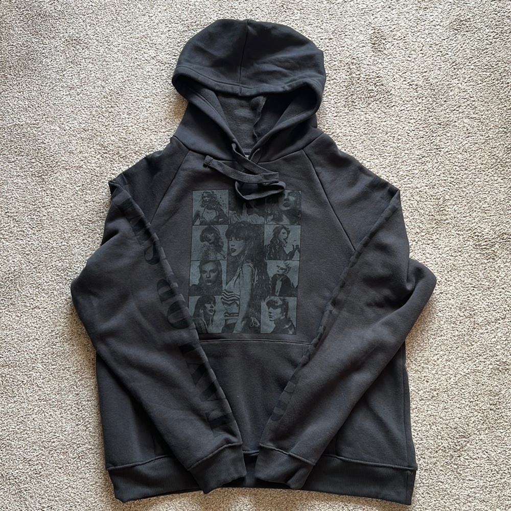 Taylor Swift Eras Tour Black Hoodie